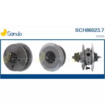 Groupe carter, turbocompresseur SANDO OEM 1720127030e