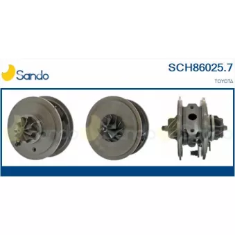 Groupe carter, turbocompresseur SANDO OEM 1720851011