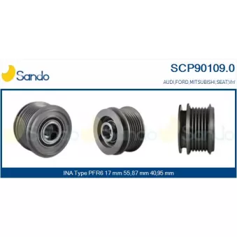 Poulie, alternateur SANDO OEM 028903119AM