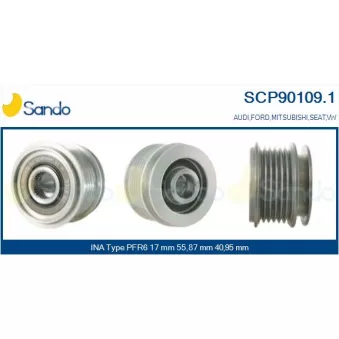 Poulie, alternateur SANDO OEM 028903119AM