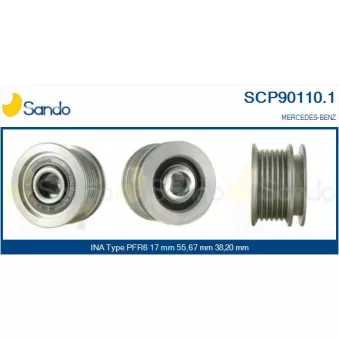 Poulie, alternateur SANDO OEM A6021500060