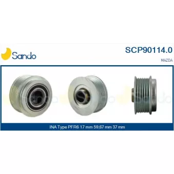 SANDO SCP90114.0 - Poulie, alternateur