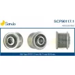 SANDO SCP90117.1 - Poulie, alternateur