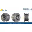 SANDO SCP90119.0 - Poulie, alternateur