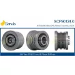 SANDO SCP90124.0 - Poulie, alternateur