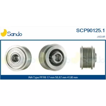 Poulie, alternateur SANDO OEM 0210400960