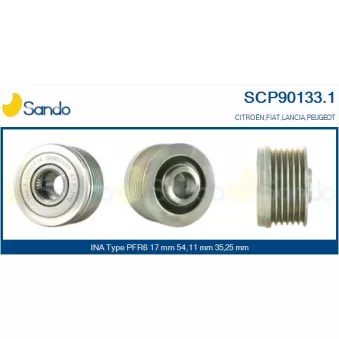 Poulie, alternateur SANDO OEM 3177168D00