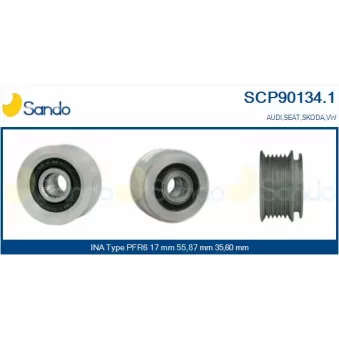 SANDO SCP90134.1 - Poulie, alternateur