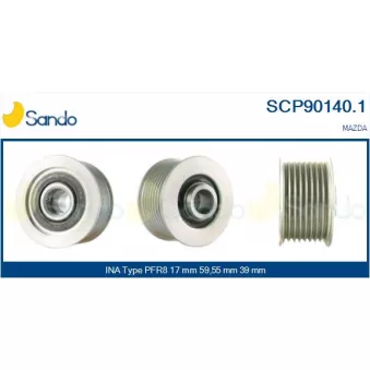 Poulie, alternateur SANDO OEM RF5C18W11