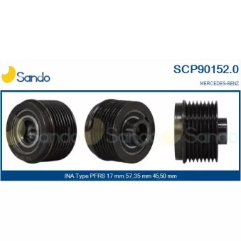 SANDO SCP90152.0 - Poulie, alternateur