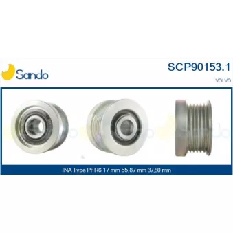 Poulie, alternateur SANDO OEM 9459747