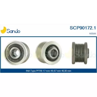 Poulie, alternateur SANDO OEM 23151EN20A