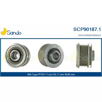 Poulie, alternateur SANDO OEM 8200399801