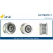 SANDO SCP90257.1 - Poulie, alternateur
