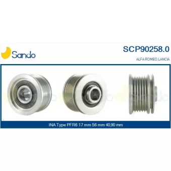 Poulie, alternateur SANDO OEM 77365271