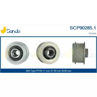 Poulie, alternateur SANDO OEM 2741533070