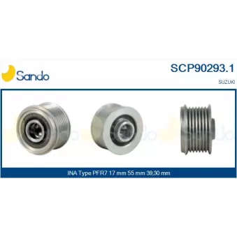 Poulie, alternateur SANDO OEM 3117167J00
