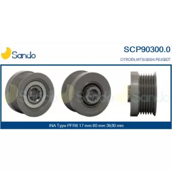SANDO SCP90300.0 - Poulie, alternateur