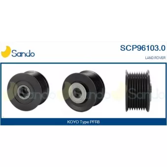 SANDO SCP96103.0 - Poulie, alternateur