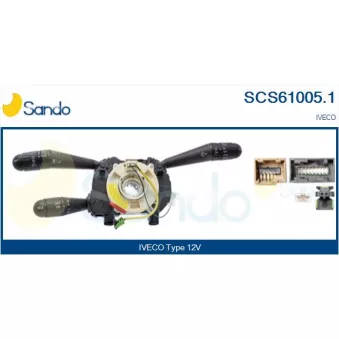 SANDO SCS61005.1 - Commutateur de colonne de direction