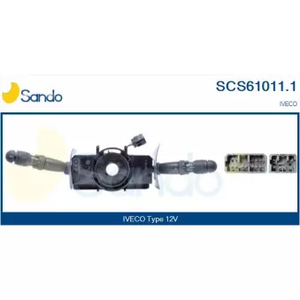 Commutateur de colonne de direction SANDO OEM 69500434