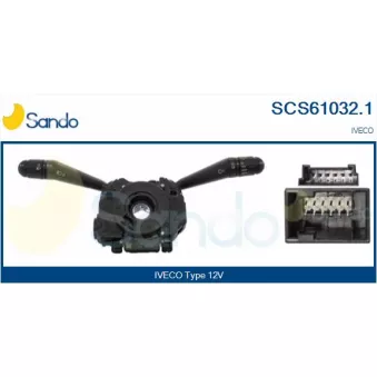 SANDO SCS61032.1 - Commutateur de colonne de direction