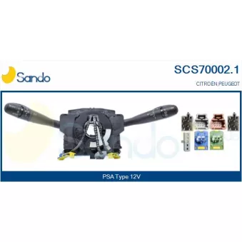 Commutateur de colonne de direction SANDO OEM 6239P8