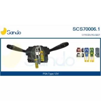Commutateur de colonne de direction SANDO OEM 6239P4