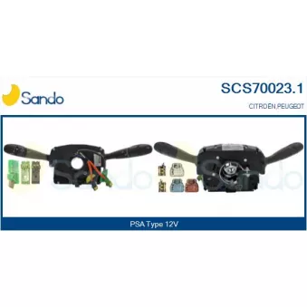 Commutateur de colonne de direction SANDO SCS70023.1