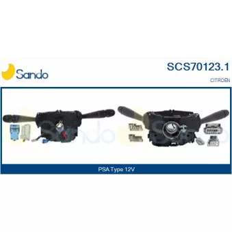 Commutateur de colonne de direction SANDO SCS70123.1