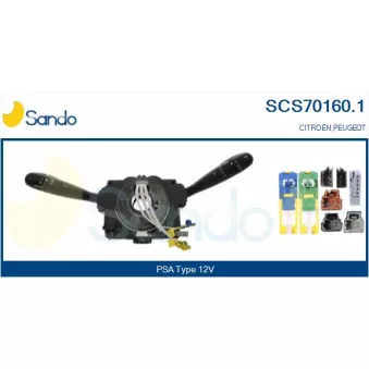 Commutateur de colonne de direction SANDO OEM 6239M2
