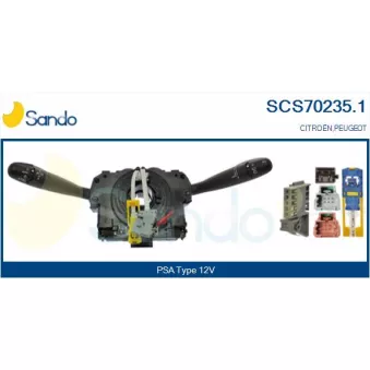 SANDO SCS70235.1 - Commutateur de colonne de direction