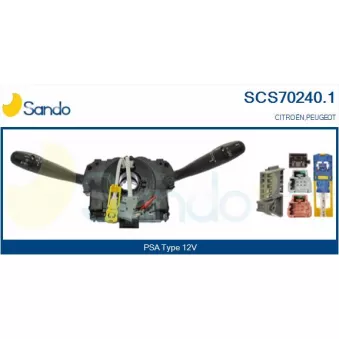 SANDO SCS70240.1 - Commutateur de colonne de direction