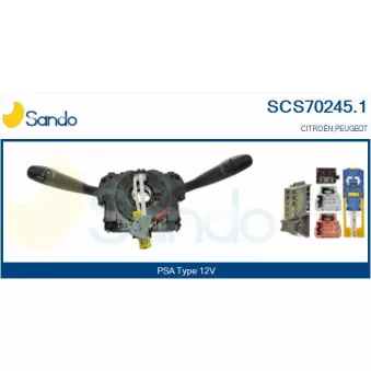 Commutateur de colonne de direction SANDO OEM 6242ZT