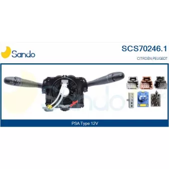 SANDO SCS70246.1 - Commutateur de colonne de direction