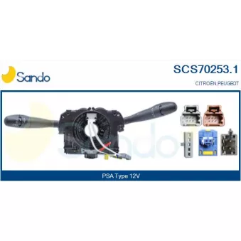 SANDO SCS70253.1 - Commutateur de colonne de direction