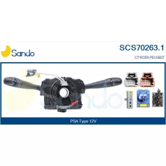 Commutateur de colonne de direction SANDO OEM 6242x0