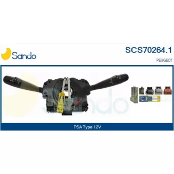 SANDO SCS70264.1 - Commutateur de colonne de direction