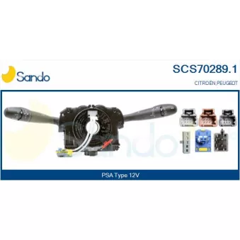 Commutateur de colonne de direction SANDO SCS70289.1