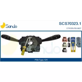 SANDO SCS70323.1 - Commutateur de colonne de direction