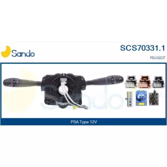 Commutateur de colonne de direction SANDO OEM 98070083XT