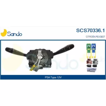 Commutateur de colonne de direction SANDO OEM 6242LP