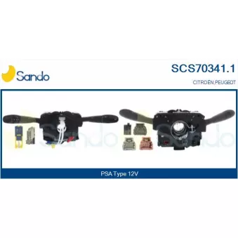 SANDO SCS70341.1 - Commutateur de colonne de direction