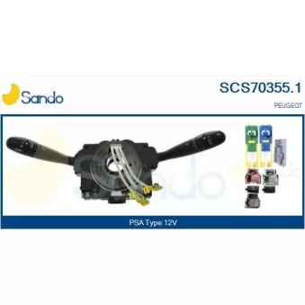 Commutateur de colonne de direction SANDO OEM 6239XX Commutateur de colonne de direction SANDO OEM 6239XX