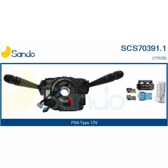 Commutateur de colonne de direction SANDO SCS70391.1