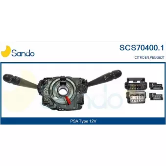 SANDO SCS70400.1 - Commutateur de colonne de direction