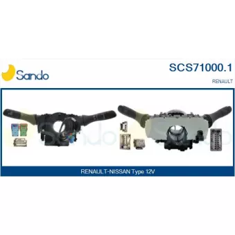 Commutateur de colonne de direction SANDO SCS71000.1
