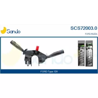 Commutateur de colonne de direction SANDO OEM XS6T11K665CA