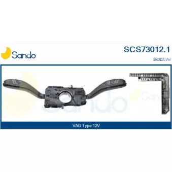 Commutateur de colonne de direction SANDO OEM 6Q0953513AN