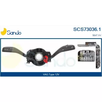 SANDO SCS73036.1 - Commutateur de colonne de direction
